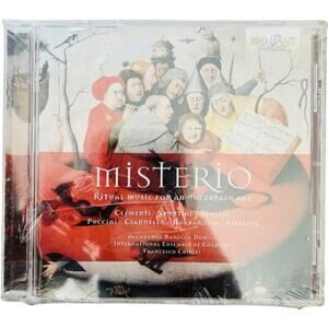 Misterio Ritual Music For An Uncertain Age SEALED CD Accademia Barocca Dorica